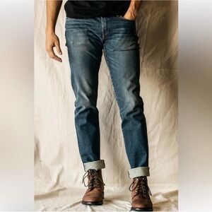 Hiroshi Kato The Pen Slim Jeans Blue Rain Wash Made in USA Japanese Denim - 32
